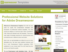 Tablet Screenshot of dreamweavertemplates.us